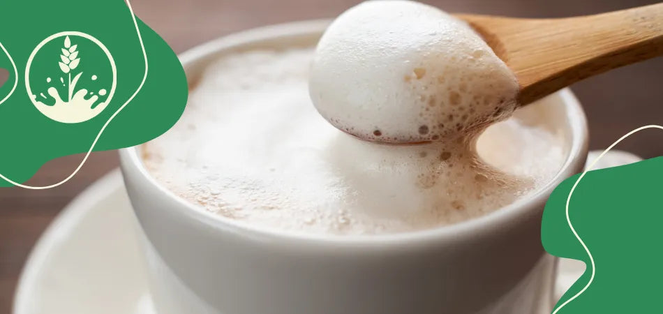 Hafer-Barista-Milch mit Enzymen