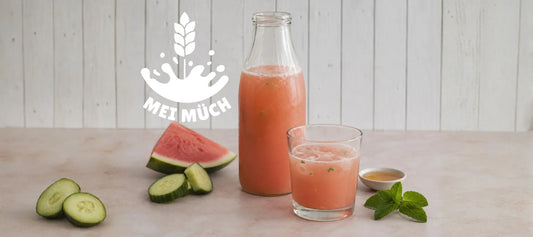 Wassermelonen-Minze-Gurken-Drink