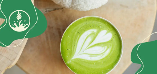 Winter-„White Forest“-Müch für Matcha-Latte